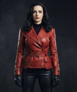 Elsa Bloodstone Leather Jacket