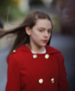 Lucia Red Wool Coat