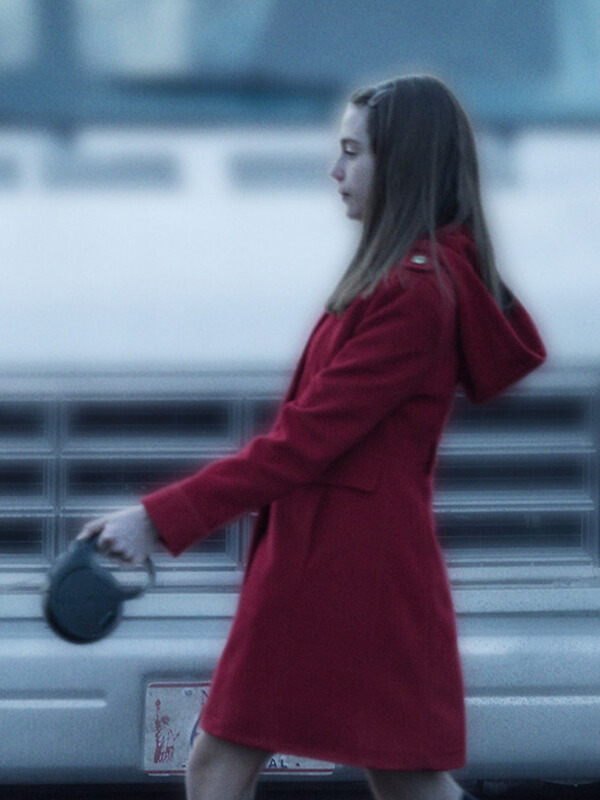 Lucia Red Wool Coat