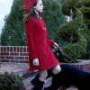 Lucia Red Wool Coat