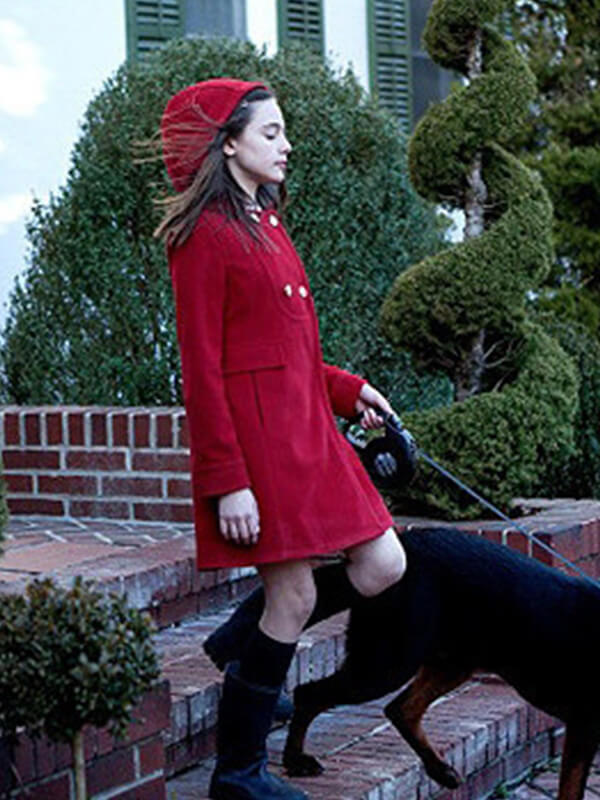 Lucia Red Wool Coat