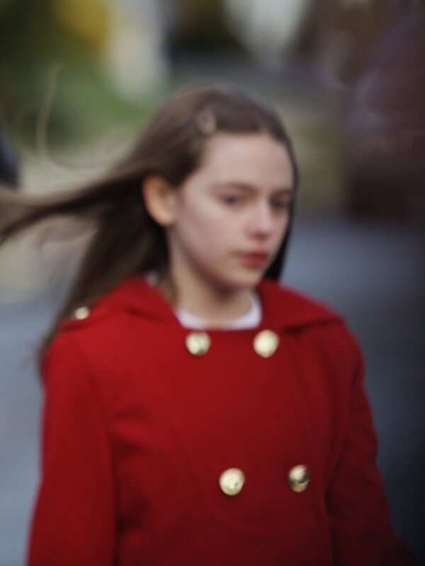 Lucia Red Wool Coat