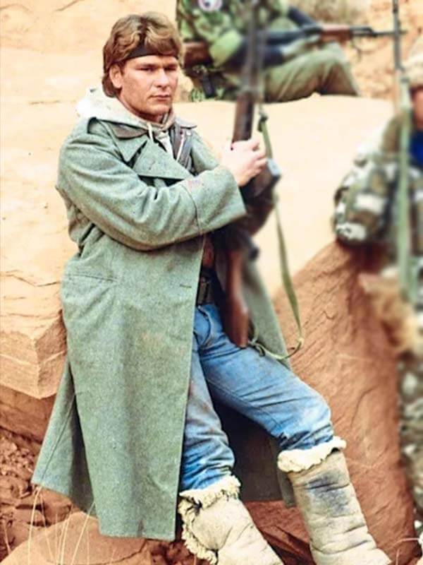 Patrick Swayze Wool Coat