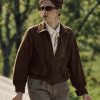 Benedetta Porcaroli Suede Jacket