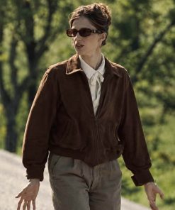 Benedetta Porcaroli Suede Jacket