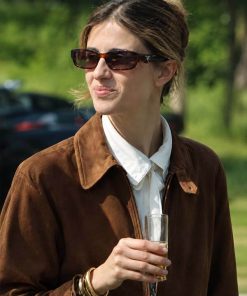 Benedetta Porcaroli Suede Jacket
