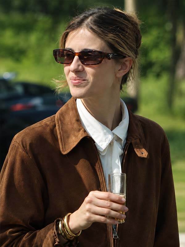 Benedetta Porcaroli Suede Jacket