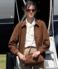 Benedetta Porcaroli Suede Jacket