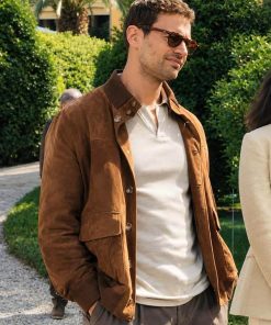 Theo James Suede Jacket