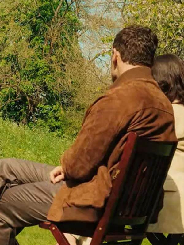 Theo James Suede Jacket
