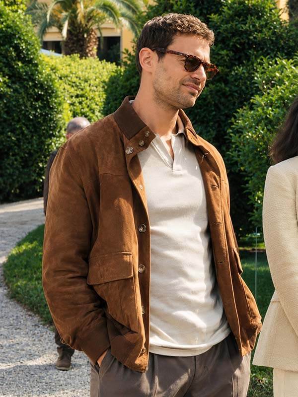Theo James Suede Jacket