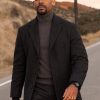 Aaron Pierre Wool Coat