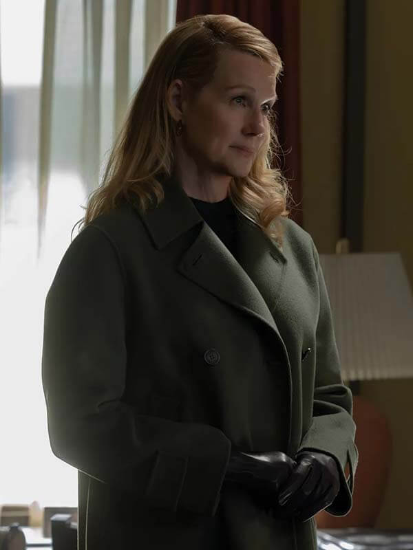 Laura Linney Wool Coat