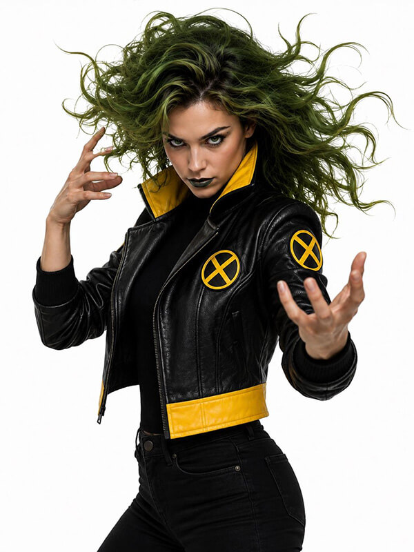 Rogue Leather Cropped Jacket