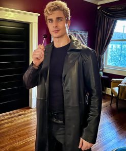 Alexander Cubis Leather Coat