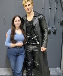 Alexander Cubis Leather Coat